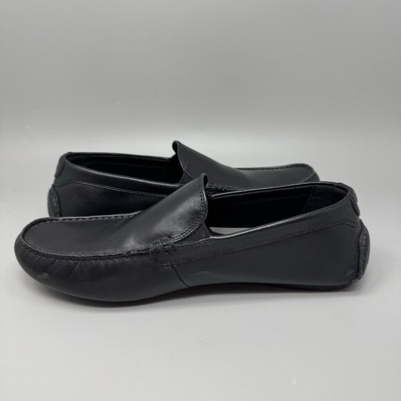 Cole Haan Grand+ Venetian Drivers Leather Driving Loafer Size 10.5 Black Shoe main image 4